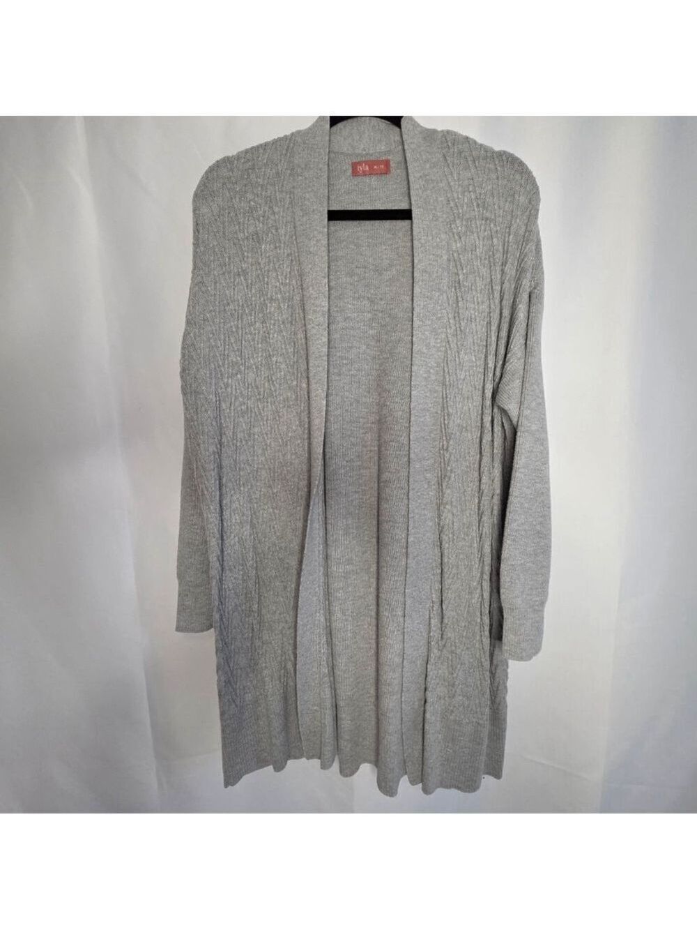 iyla Gray Cardigan Sweater Extra Large